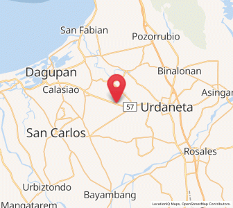 Map of Tebag East, Ilocos