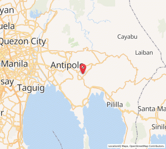 Map of Teresa, Calabarzon