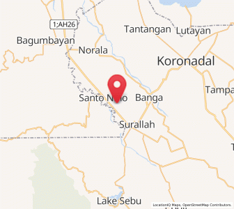 Map of Teresita, Soccsksargen