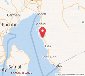 Map of Tibagon, Davao