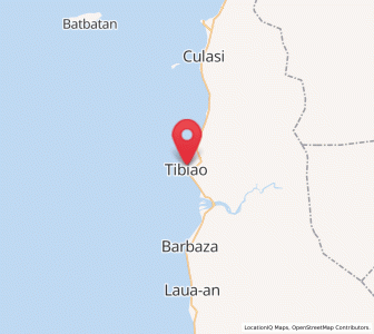 Map of Tibiao, Western Visayas