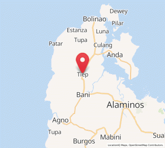Map of Tiep, Ilocos