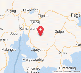 Map of Tiguha, Zamboanga Peninsula