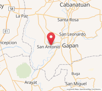 Map of Tikiw, Central Luzon