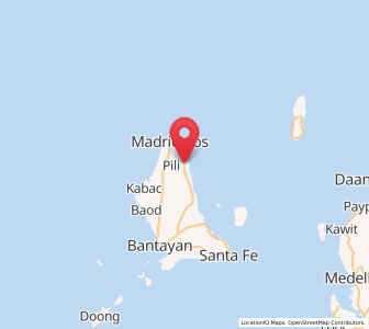 Map of Tinaan, Central Visayas