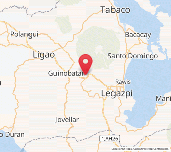 Map of Tinago, Bicol