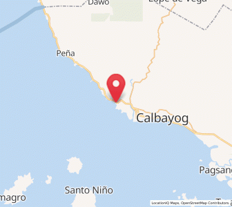 Map of Tinambacan, Eastern Visayas