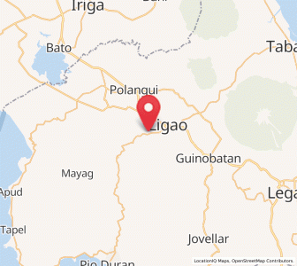 Map of Tinampo, Bicol