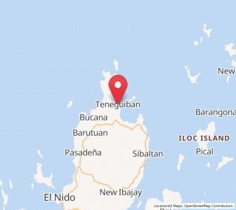 Map of Tiniguiban, Mimaropa