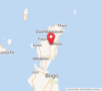 Map of Tinubuan, Central Visayas
