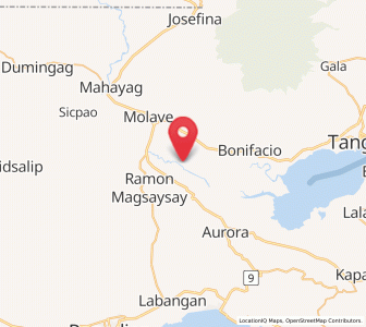 Map of Tiparak, Zamboanga Peninsula