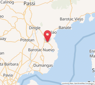 Map of Tiwi, Western Visayas