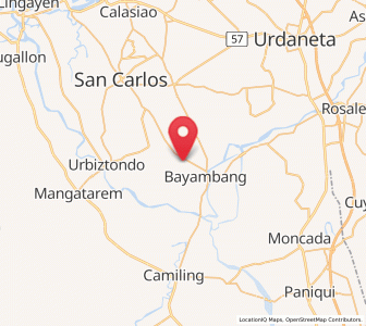 Map of Tococ East, Ilocos