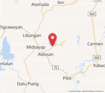 Map of Tomado, Soccsksargen