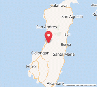 Map of Tomingad, Mimaropa