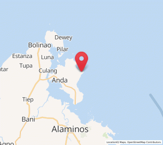 Map of Tondol, Ilocos