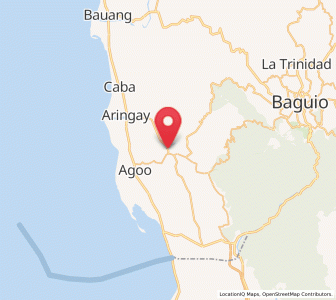 Map of Tubao, Ilocos