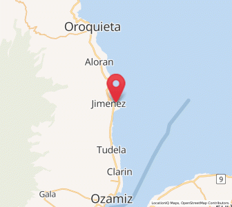 Map of Tubao, Northern Mindanao
