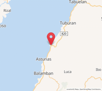 Map of Tubigagmanoc, Central Visayas