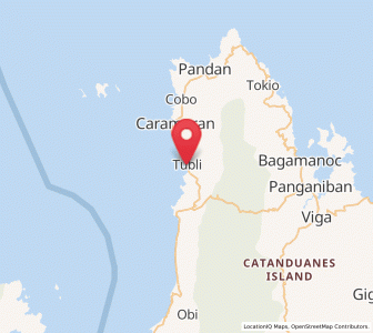 Map of Tubli, Bicol