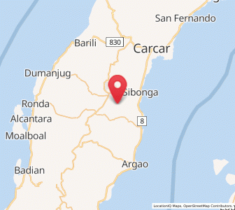 Map of Tubod, Central Visayas