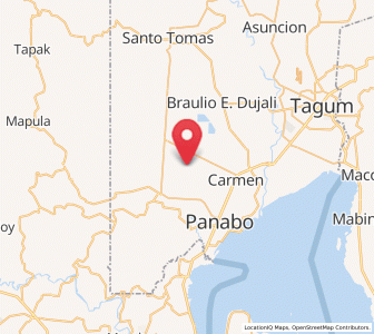 Map of Tubod, Davao