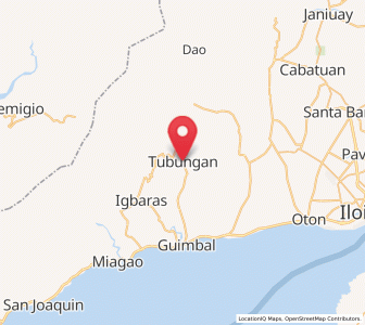 Map of Tubungan, Western Visayas
