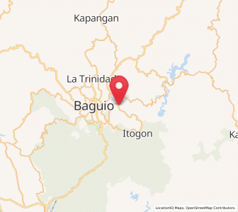 Map of Tuding, Cordillera