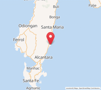 Map of Tugdan, Mimaropa