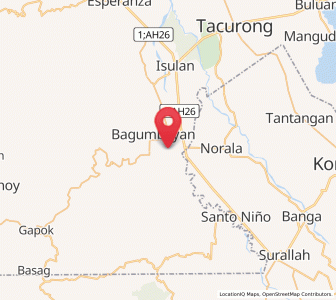 Map of Tuka, Soccsksargen