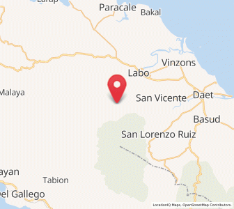 Map of Tulay na Lupa, Bicol