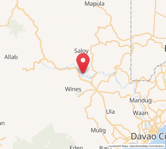 Map of Tuli, Davao