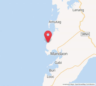 Map of Tumalaytay, Bicol