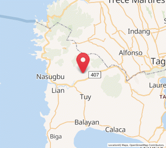 Map of Tumalim, Calabarzon