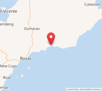 Map of Tumarbong, Mimaropa
