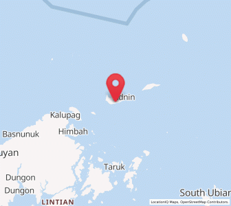 Map of Tumbagaan, Autonomous Region in Muslim Mindanao