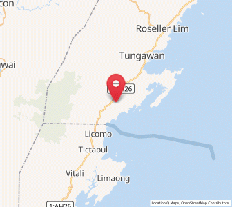Map of Tungawan, Zamboanga Peninsula