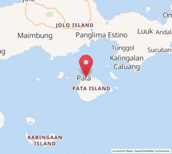 Map of Tunggol, Autonomous Region in Muslim Mindanao