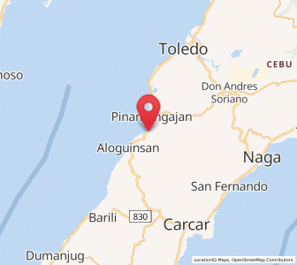 Map of Tutay, Central Visayas