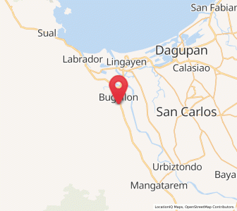 Map of Umanday Centro, Ilocos