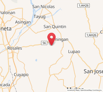 Map of Umingan, Ilocos