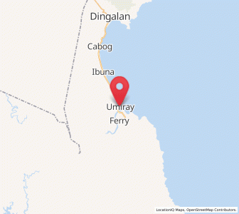 Map of Umiray, Central Luzon