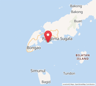 Map of Ungus-Ungus, Autonomous Region in Muslim Mindanao