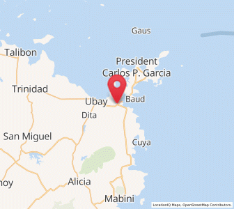 Map of Union, Central Visayas