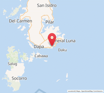 Map of Union, Caraga
