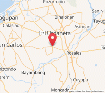Map of Unzad, Ilocos