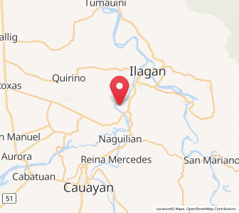 Map of Upi, Cagayan Valley