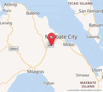 Map of Usab, Bicol
