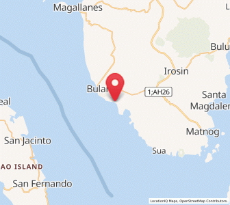 Map of Utabi, Bicol