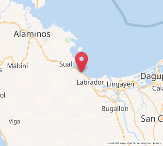 Map of Uyong, Ilocos